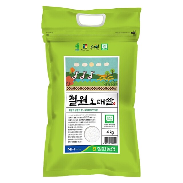강원더몰,(23년산)철원농협 철원오대쌀4kg